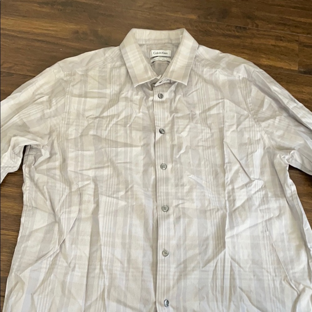 Men’s Calvin Klein Non-Iron Slim Fit Dress Shirt